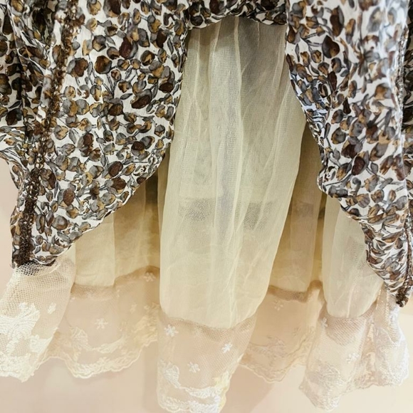 Printed bohemian lace dress - Picture 7 of 11